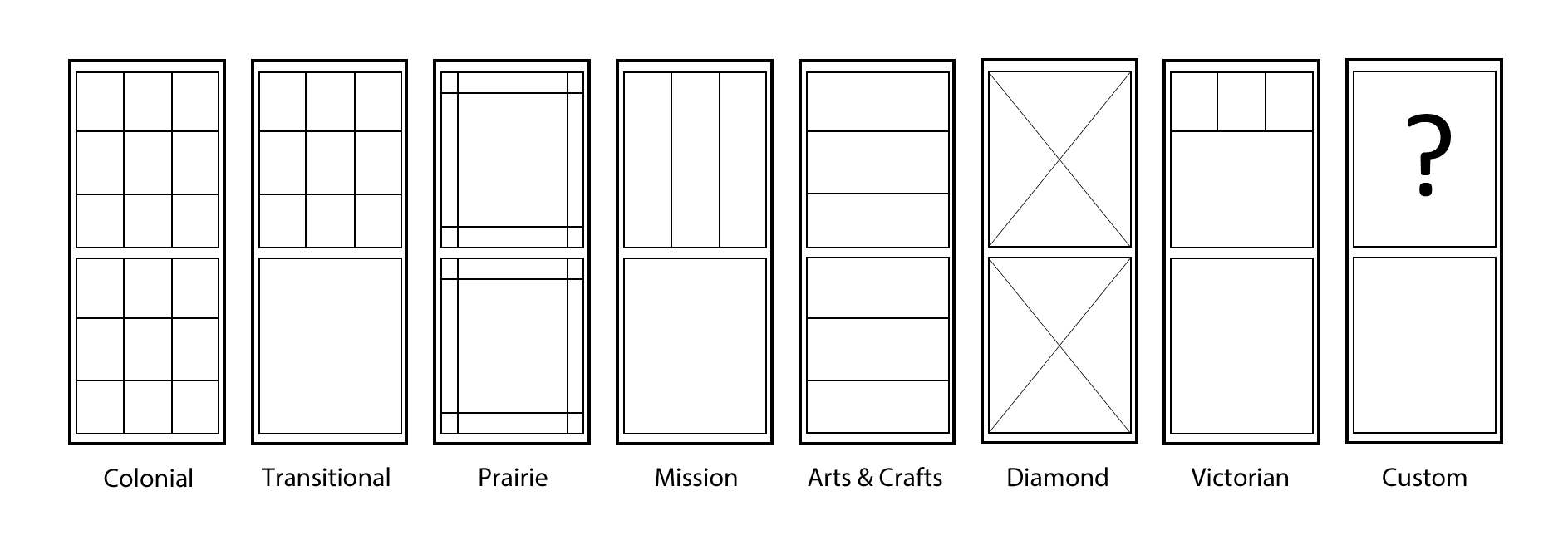 mi windows grid patterns